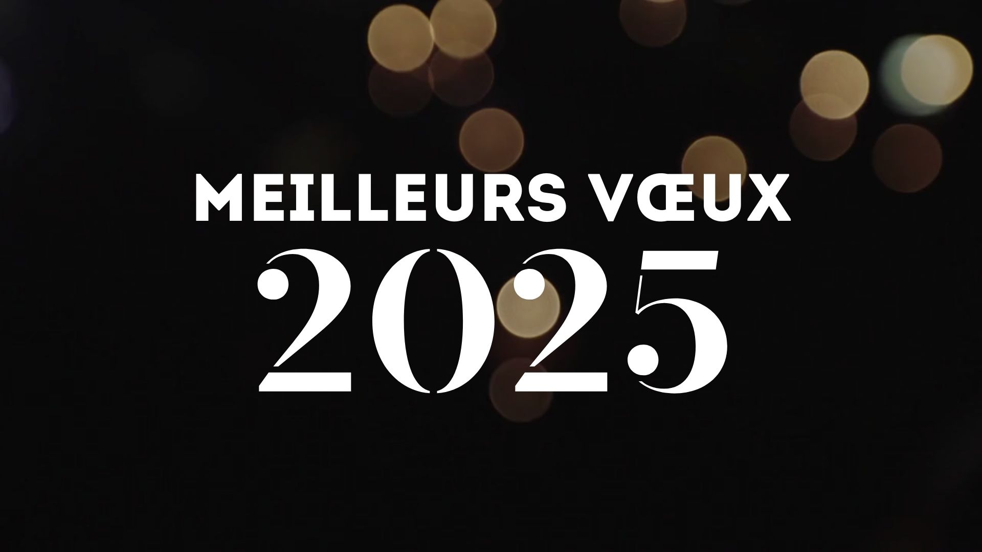 Meilleurs voeux 2025